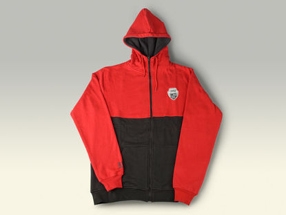 Picture of BRB Zip Hoody red/black