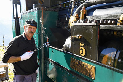 Image de Tortillard à vapeur avec saucisses